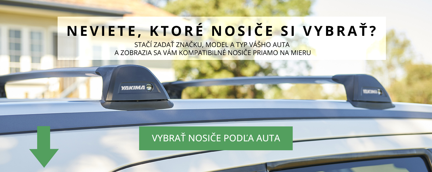 banner stresne nosice s odkazom na vyber auta so sipkou